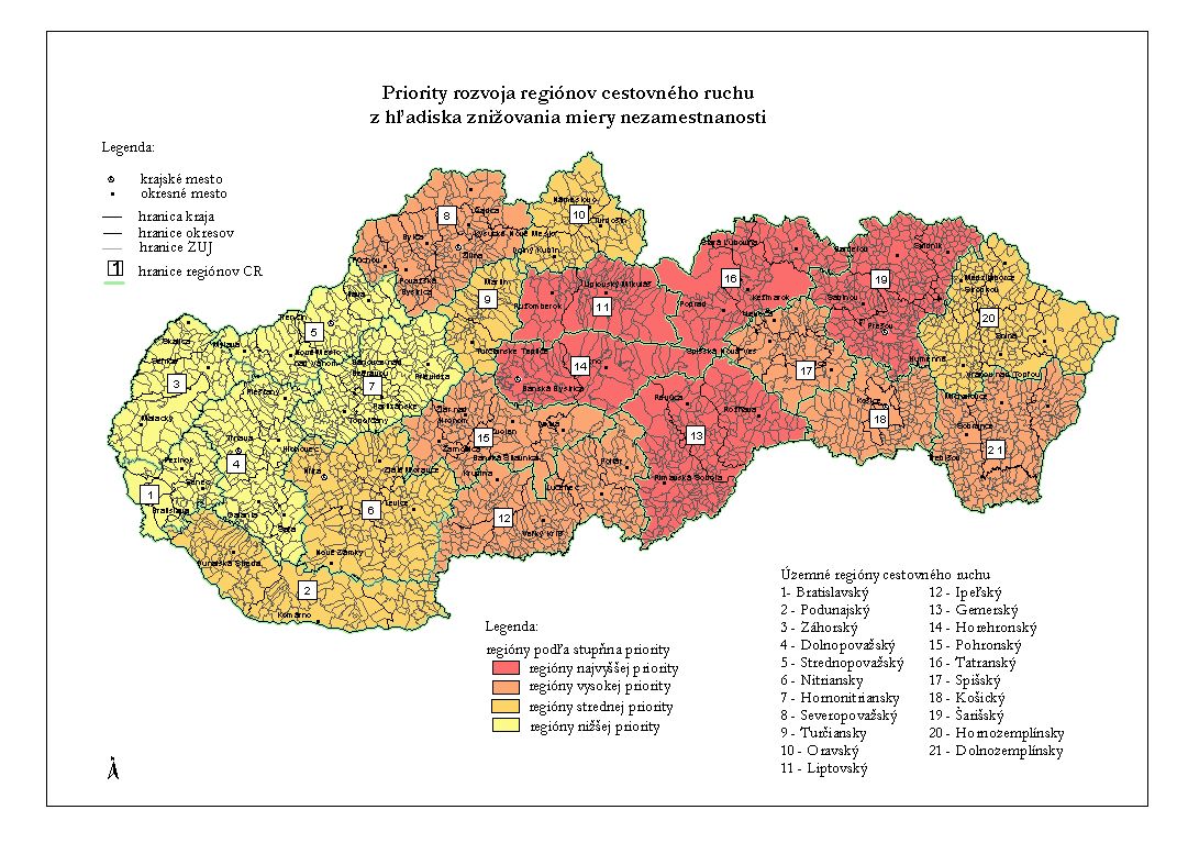 Priority rozvoja - nezamestnanosť