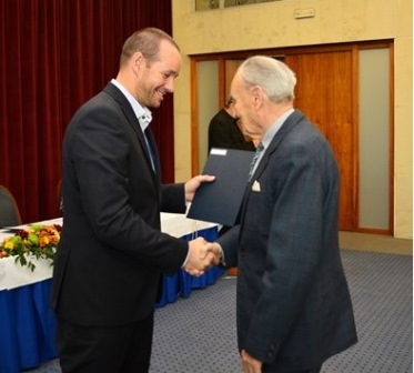 Štátny tajomník Viktor Stromček a Norbert Feiner